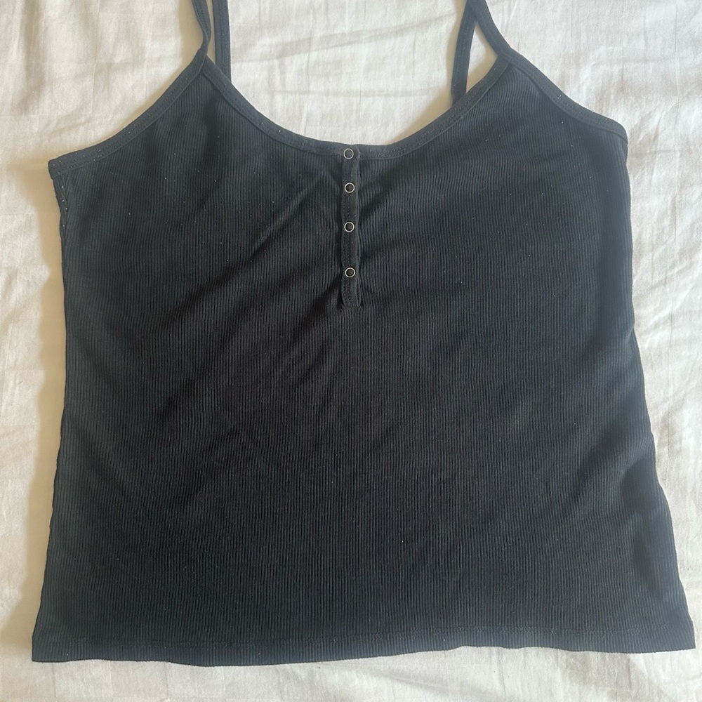 Levi's Black Buttoned Camisole